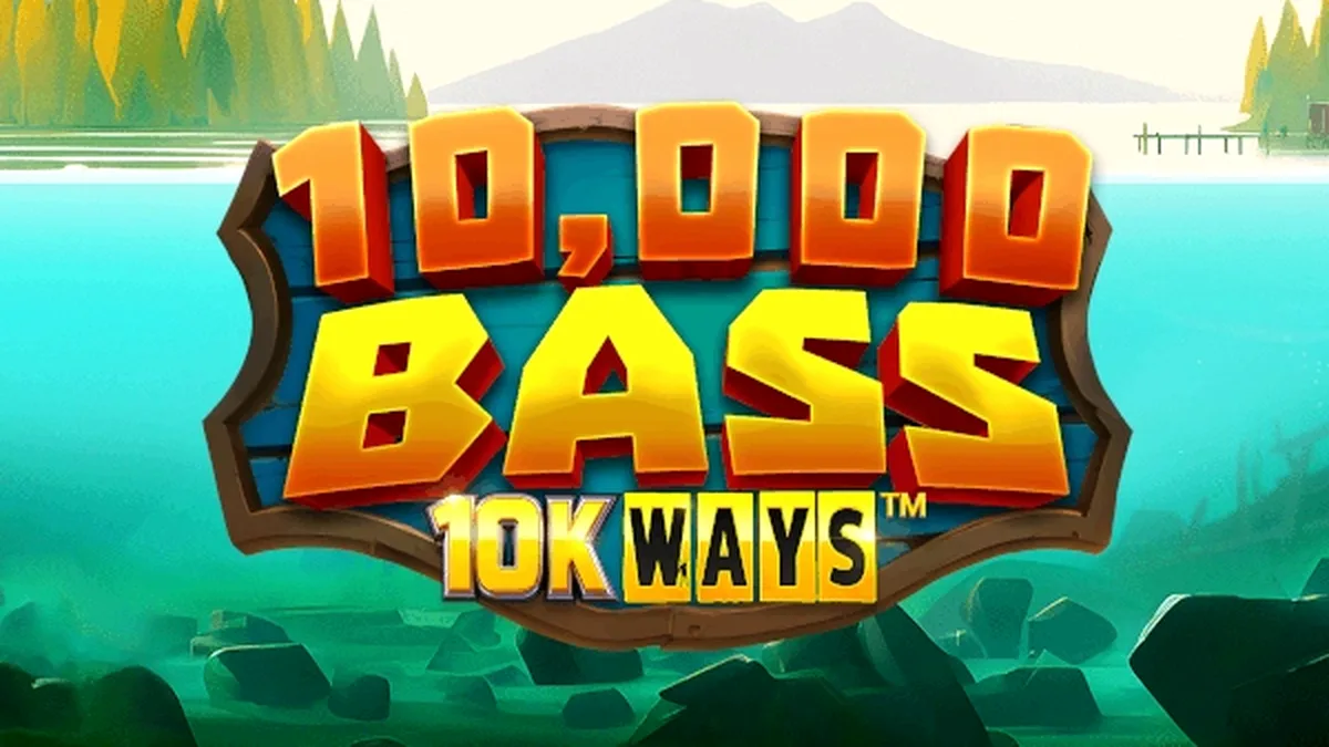 Interface do jogo 10,000 Big Bass 10K Ways em um dispositivo móvel