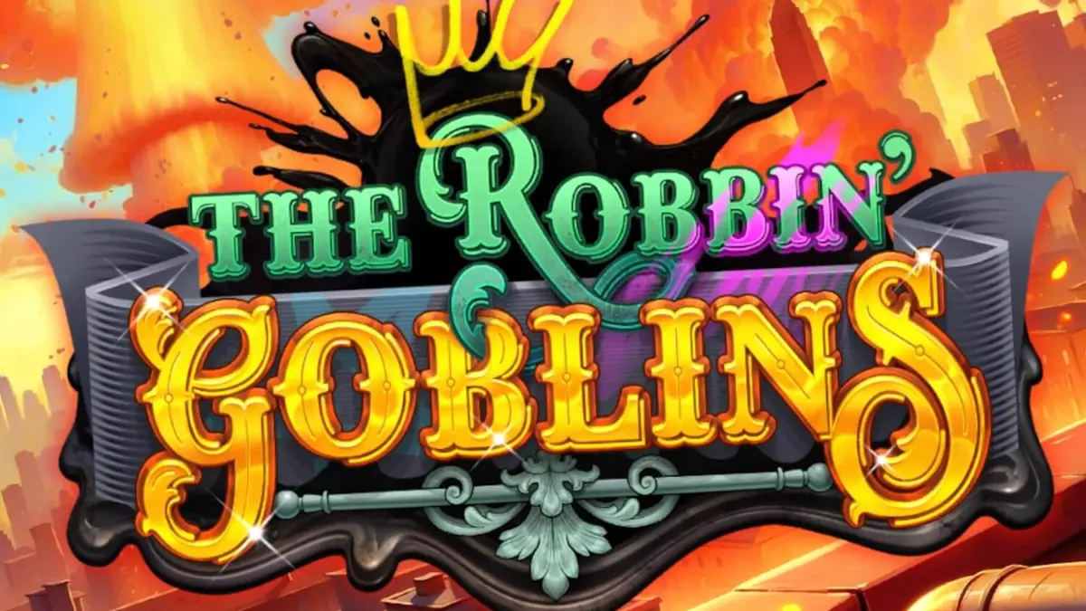 Tela principal do slot Robbin’ Goblins com goblins e elementos explosivos