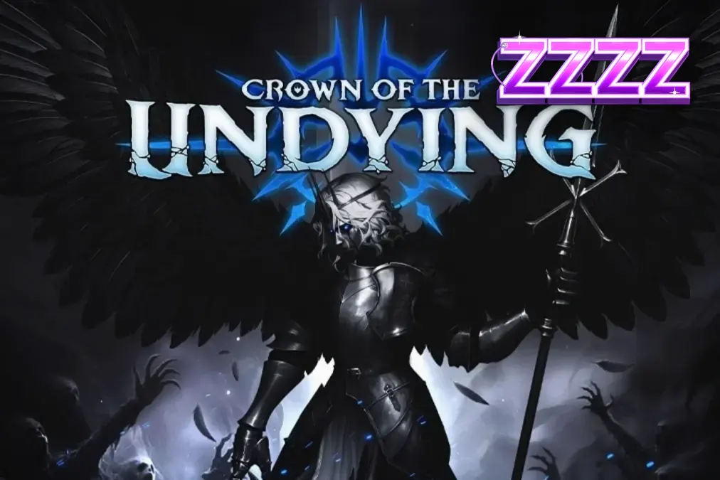 Cenário gótico e sombrio do slot Crown of the Undying com elementos de necromancia.